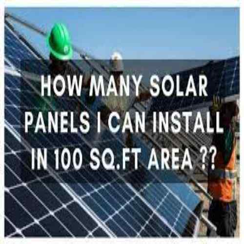 Space Requirement for commercial solar system
